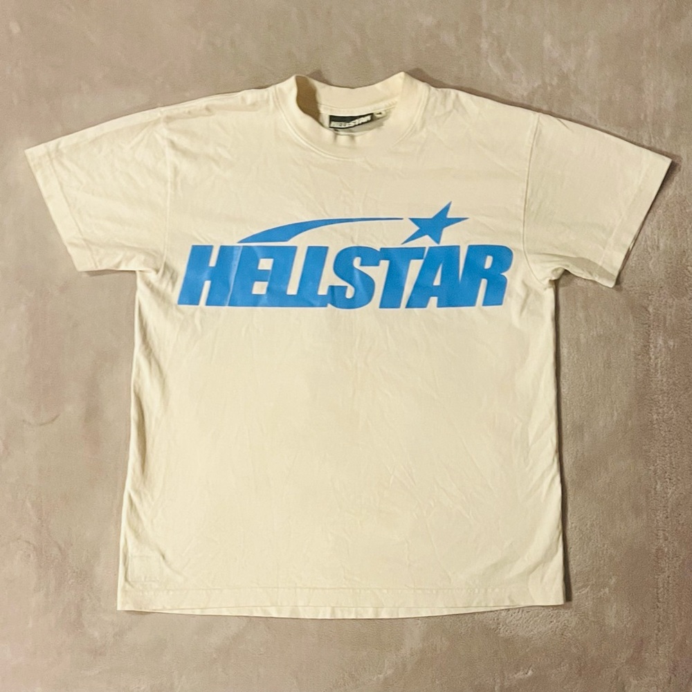 HELLSTAR Los Angeles Blue Logo T-Shirt Men’s Size M